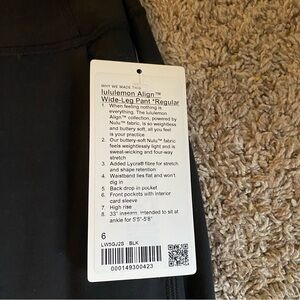 Lululemon Align Wide-Leg Pant - Black